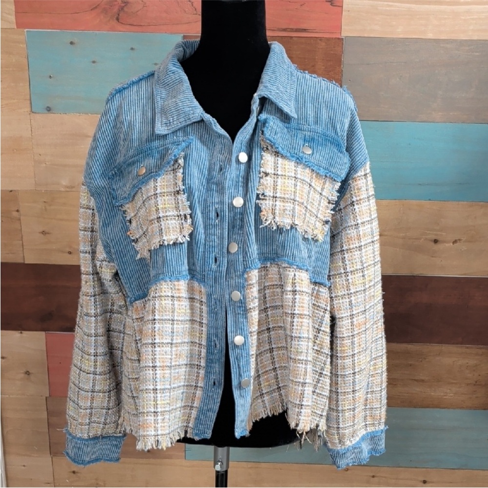 POL Mix Media Jacket small
NWOT